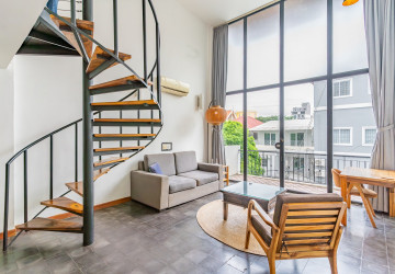 Renovated 1 Bedroom Loft Apartment For Rent - BKK1, Phnom Penh thumbnail