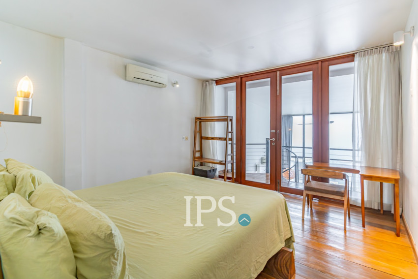 Renovated 1 Bedroom Loft Apartment For Rent - BKK1, Phnom Penh