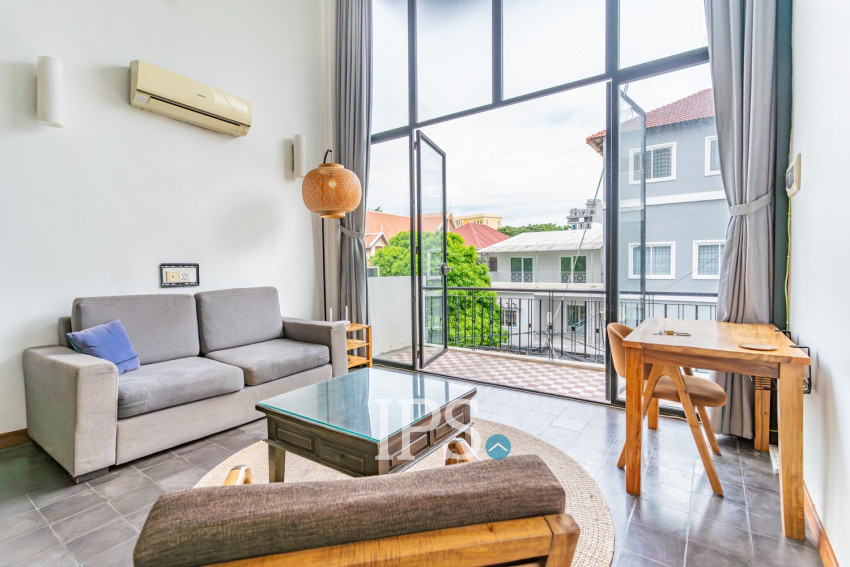 Renovated 1 Bedroom Loft Apartment For Rent - BKK1, Phnom Penh