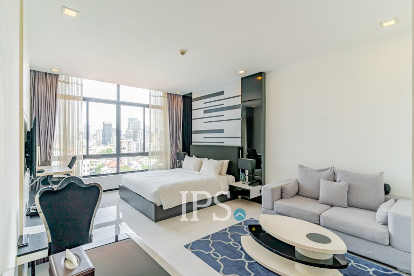 50 Sqm Studio Serviced Apartment For Rent - Beoung Raing, Phnom Penh