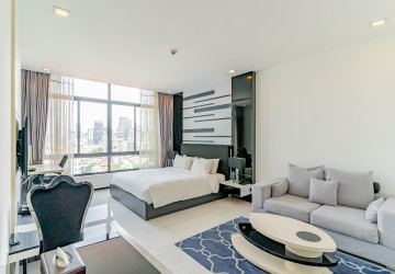 50 Sqm Studio Serviced Apartment For Rent - Beoung Raing, Phnom Penh thumbnail