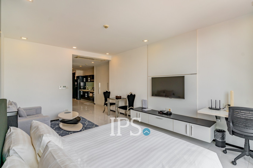 50 Sqm Studio Serviced Apartment For Rent - Beoung Raing, Phnom Penh