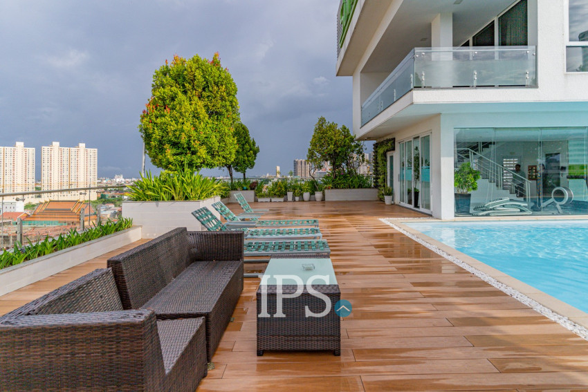 2 Bedroom Serviced Apartment For Rent - BKK1, Phnom Penh