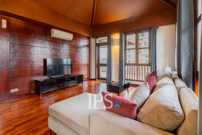 2 Bedroom Serviced Penthouse  For Rent - BKK1, Phnom Penh