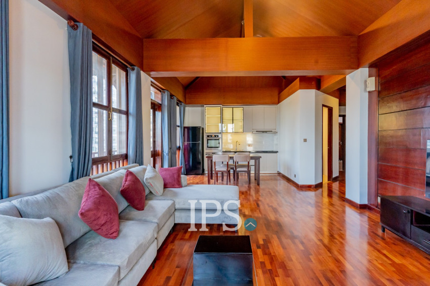 2 Bedroom Serviced Penthouse  For Rent - BKK1, Phnom Penh