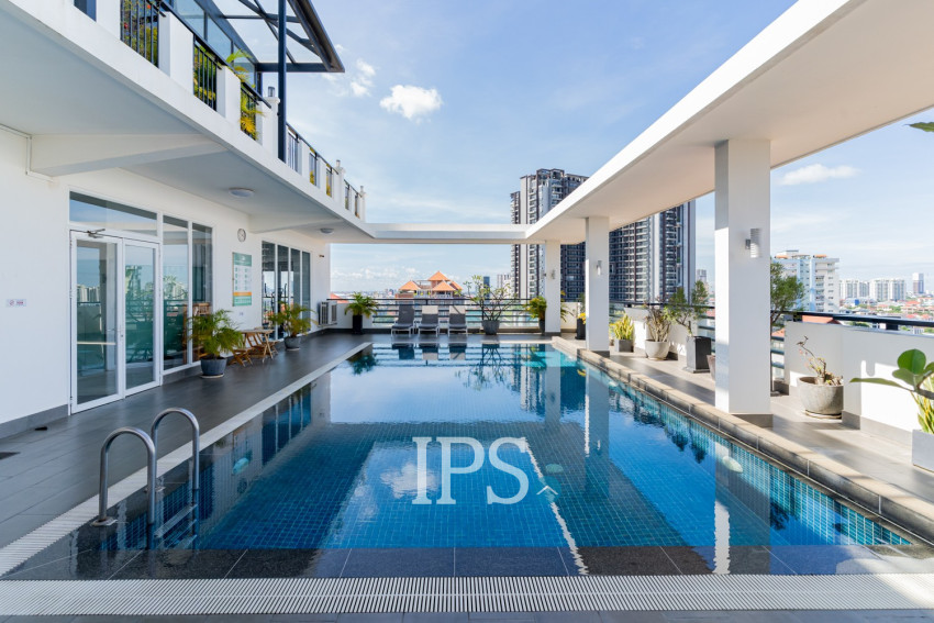 2 Bedroom Serviced Apartment For Rent - Boeung Kak 2, Phnom Penh