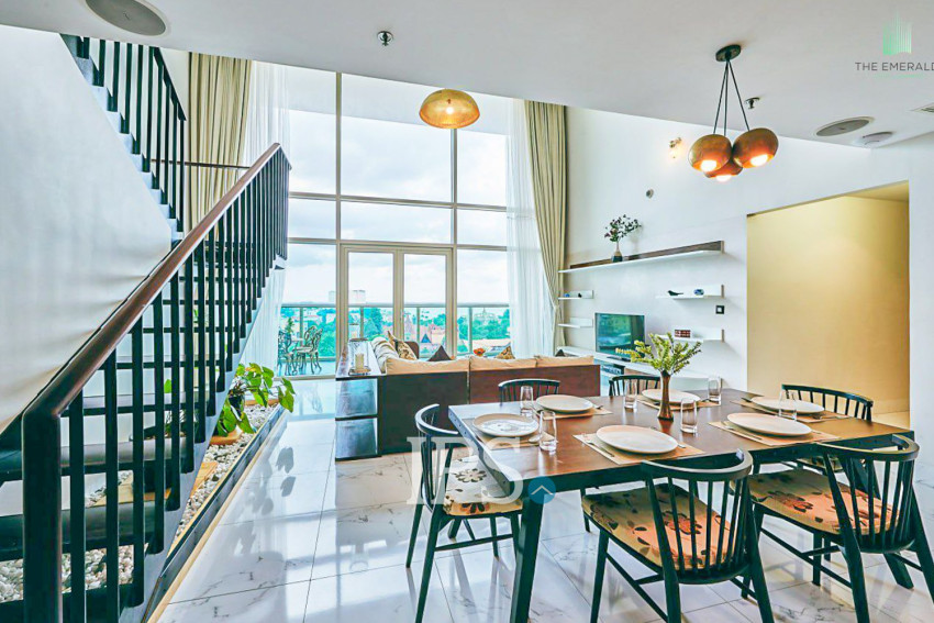 4 Bedroom Penthouse Serviced Apartment For Rent - Chey Chumneah, Phnom Penh