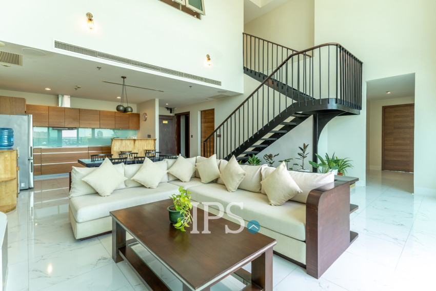 4 Bedroom Penthouse Serviced Apartment For Rent - Chey Chumneah, Phnom Penh