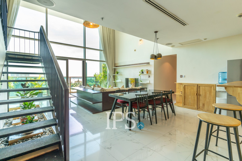 4 Bedroom Penthouse Serviced Apartment For Rent - Chey Chumneah, Phnom Penh