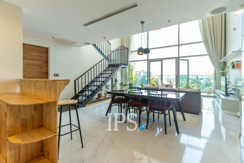 4 Bedroom Penthouse Serviced Apartment For Rent - Chey Chumneah, Phnom Penh