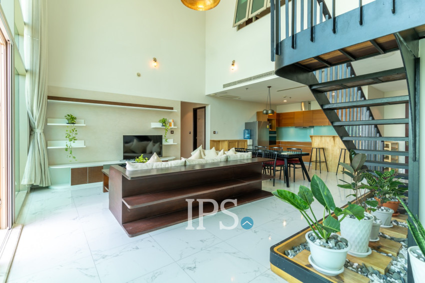 4 Bedroom Penthouse Serviced Apartment For Rent - Chey Chumneah, Phnom Penh