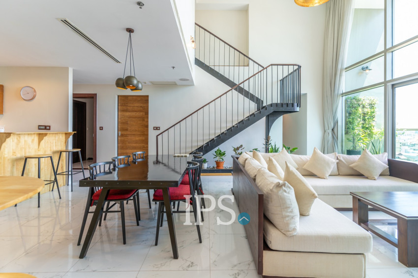 4 Bedroom Penthouse Serviced Apartment For Rent - Chey Chumneah, Phnom Penh