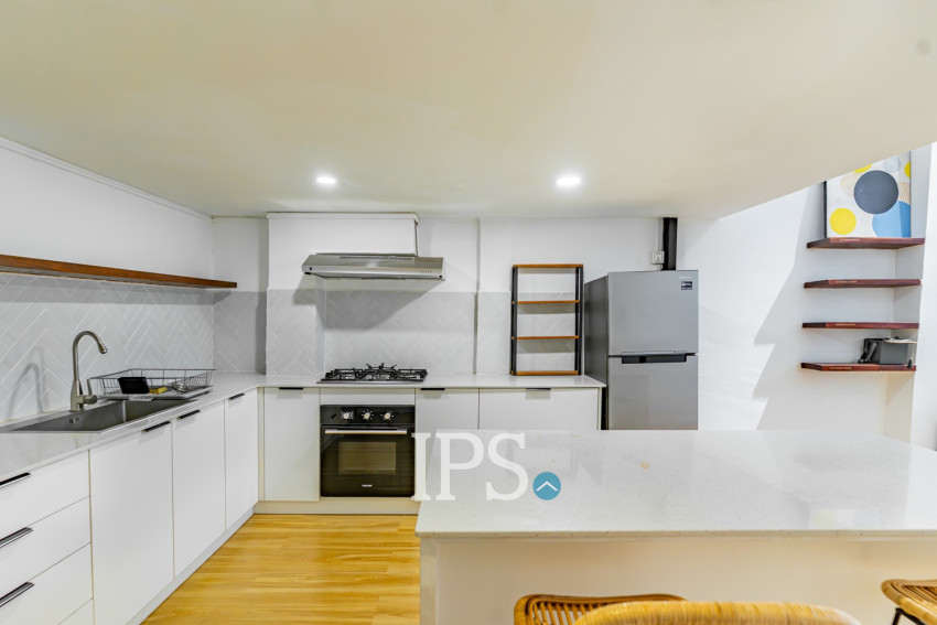 Renovated 2 Bedroom House For Rent - Tonle Bassac, Phnom Penh