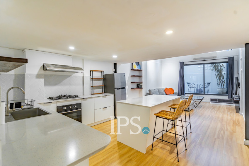 Renovated 2 Bedroom House For Rent - Tonle Bassac, Phnom Penh