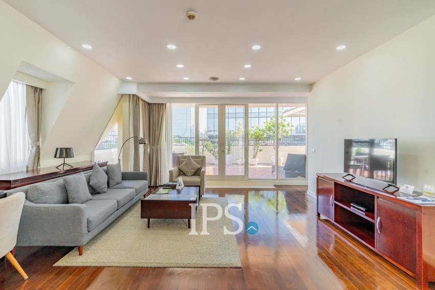 3 Bedroom Serviced Penthouse For Rent - Wat Phnom, Phnom Penh