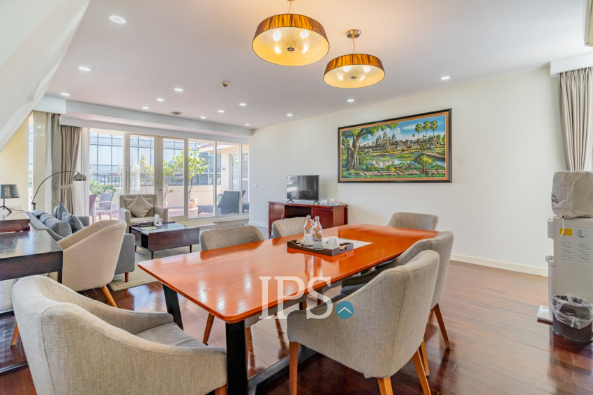 3 Bedroom Serviced Penthouse For Rent - Wat Phnom, Phnom Penh