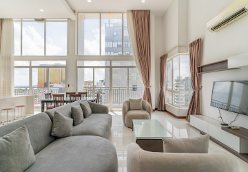 Duplex 2 Bedroom Serviced Apartment For Rent - Tonle Bassac, Phnom Penh thumbnail