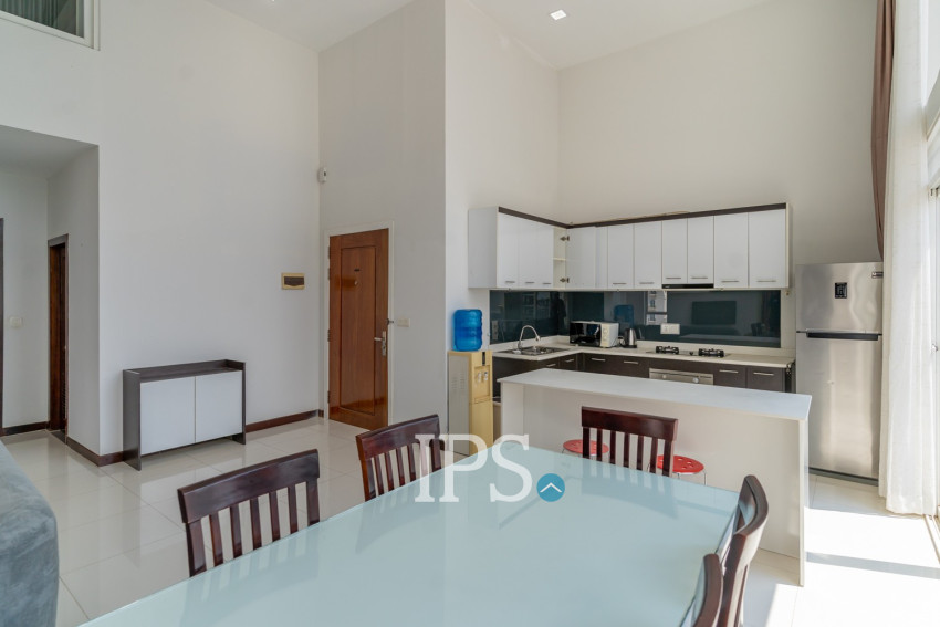Duplex 2 Bedroom Serviced Apartment For Rent - Tonle Bassac, Phnom Penh