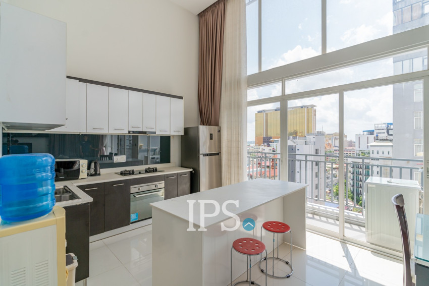 Duplex 2 Bedroom Serviced Apartment For Rent - Tonle Bassac, Phnom Penh
