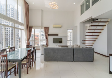 Duplex 2 Bedroom Serviced Apartment For Rent - Tonle Bassac, Phnom Penh thumbnail