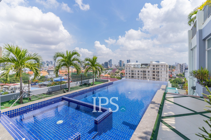Duplex 2 Bedroom Serviced Apartment For Rent - Tonle Bassac, Phnom Penh