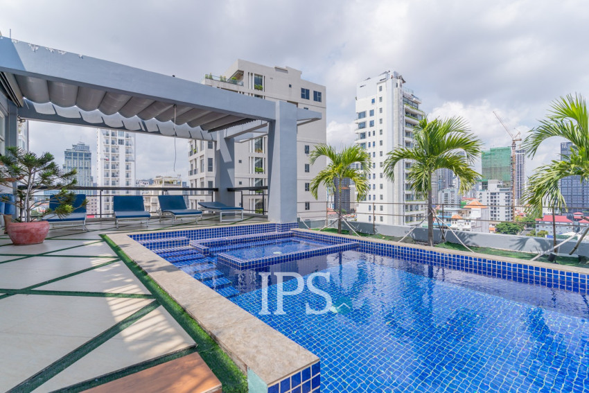 Duplex 2 Bedroom Serviced Apartment For Rent - Tonle Bassac, Phnom Penh