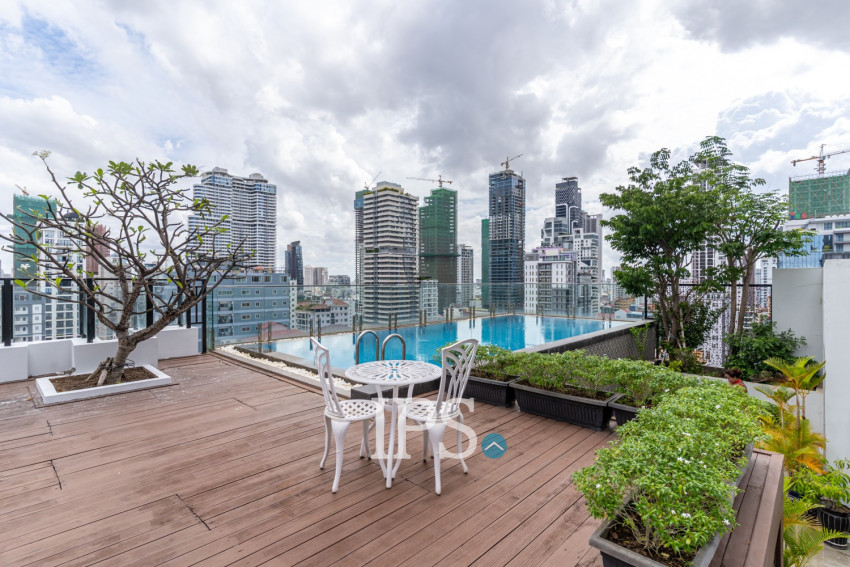 2 Bedroom Serviced Apartment For Rent - BKK1, Phnom Penh