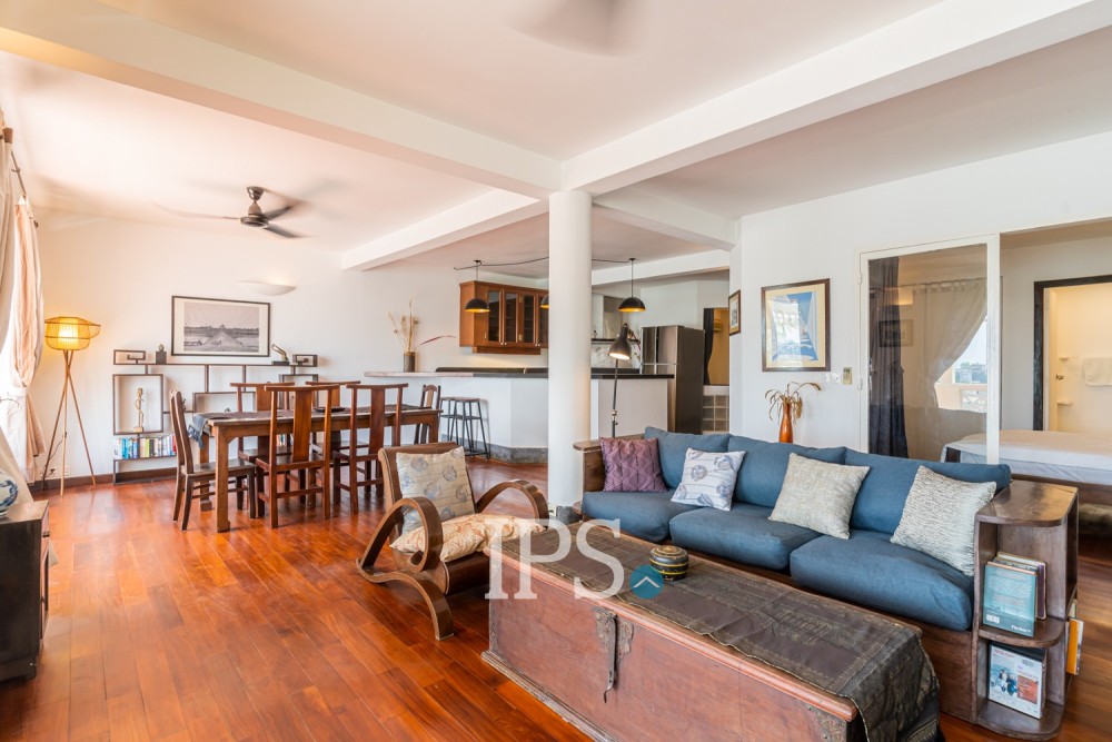 Renovated 3 Bedroom Apartment For Rent - Phsar Kandal 1, Phnom Penh