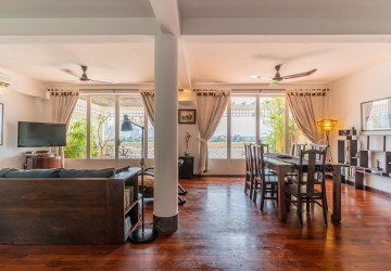 Renovated 3 Bedroom Apartment For Rent - Riverside, Phnom Penh thumbnail