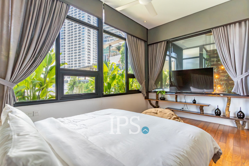 Duplex 4 Bedroom Penthouse For Rent - Tonle Bassac, Phnom Penh