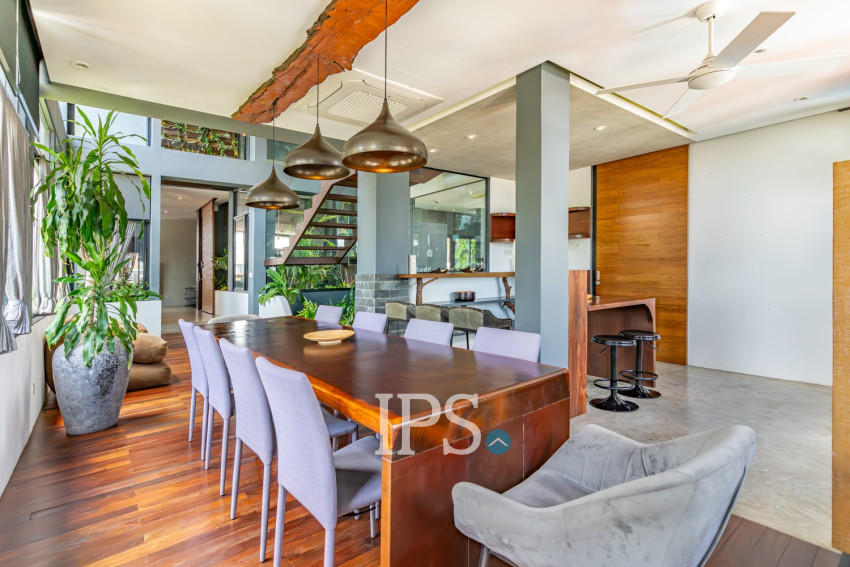 Duplex 4 Bedroom Penthouse For Rent - Tonle Bassac, Phnom Penh