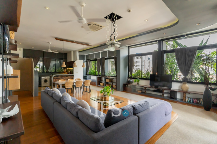 2 Bedroom Serviced Apartment For Rent - Tonle Bassac, Phnom Penh