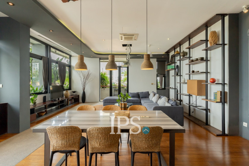 2 Bedroom Serviced Apartment For Rent - Tonle Bassac, Phnom Penh