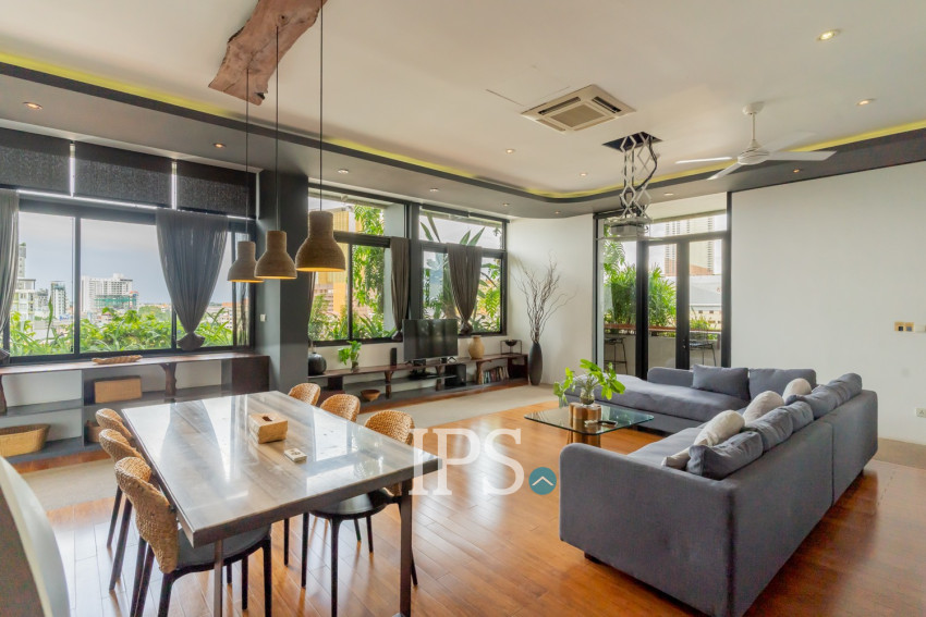 2 Bedroom Serviced Apartment For Rent - Tonle Bassac, Phnom Penh