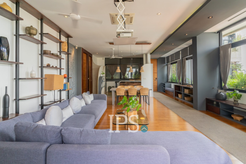 2 Bedroom Serviced Apartment For Rent - Tonle Bassac, Phnom Penh