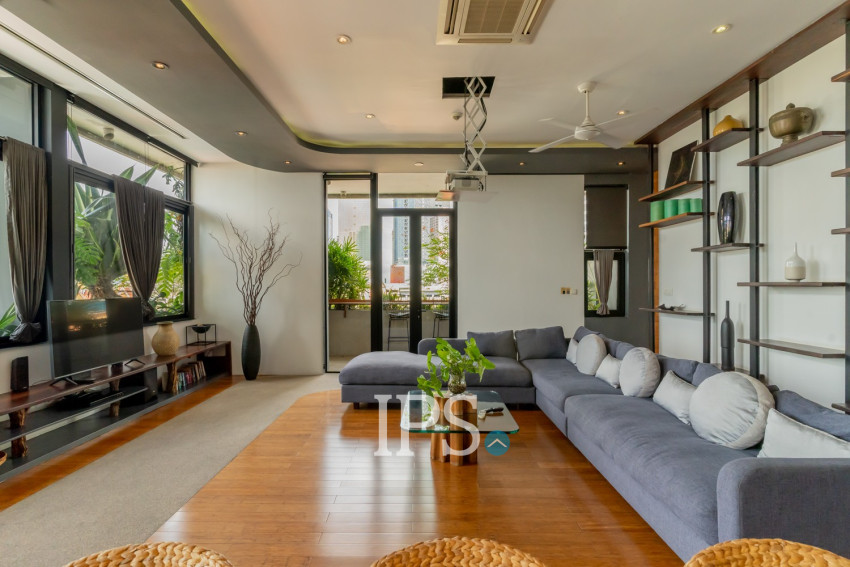 2 Bedroom Serviced Apartment For Rent - Tonle Bassac, Phnom Penh