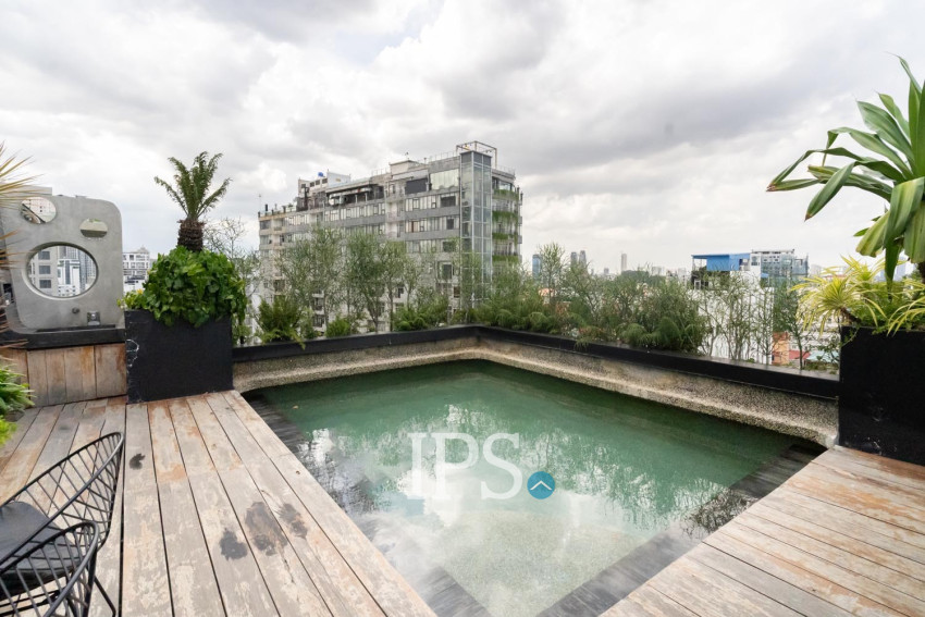 2 Bedroom Serviced Apartment For Rent - Tonle Bassac, Phnom Penh