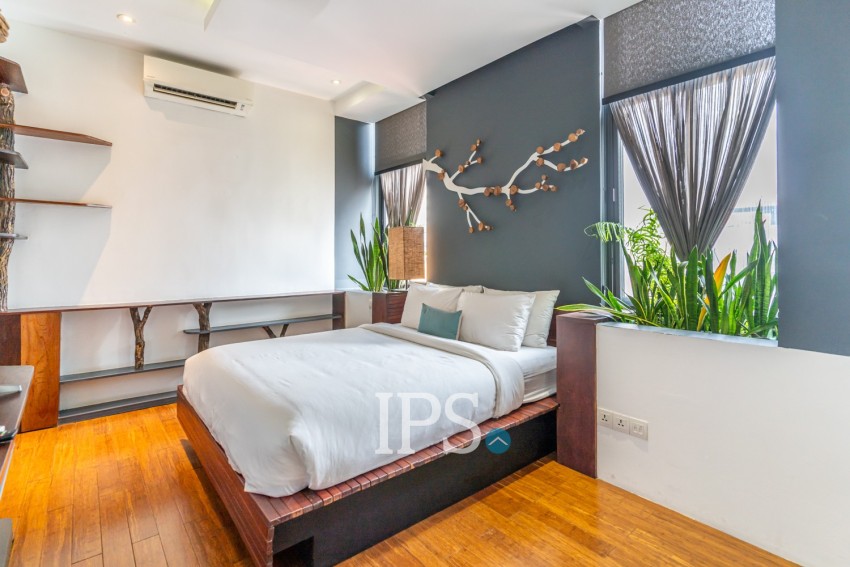 1 Bedroom Serviced Apartment For Rent - Tonle Bassac, Phnom Penh