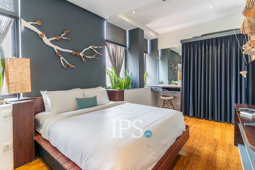 1 Bedroom Serviced Apartment For Rent - Tonle Bassac, Phnom Penh