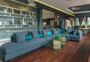 3 Bedroom Serviced Apartment For Rent - Tonle Bassac, Phnom Penh thumbnail