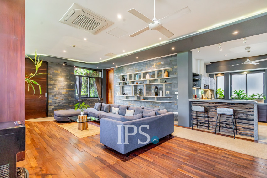 អាផាតមិន ៣បន្ទប់គេង សម្រាប់ជួល - ទន្លេបាសាក់ ភ្នំពេញ