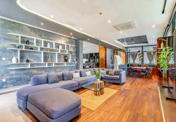 3 Bedroom Serviced Apartment For Rent - Tonle Bassac, Phnom Penh thumbnail