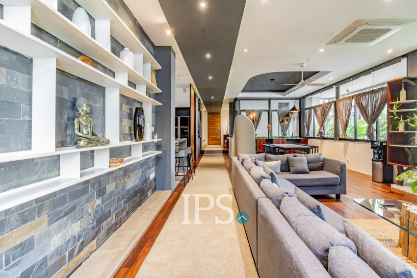 អាផាតមិន ៣បន្ទប់គេង សម្រាប់ជួល - ទន្លេបាសាក់ ភ្នំពេញ