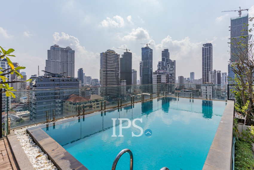 Duplex 4 Bedroom Serviced Penthouse For Rent - BKK1, Phnom Penh
