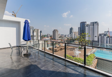 Duplex 4 Bedroom Serviced Penthouse For Rent - BKK1, Phnom Penh thumbnail
