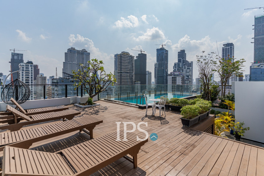 Duplex 4 Bedroom Serviced Penthouse For Rent - BKK1, Phnom Penh