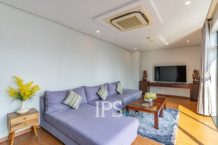 Duplex 4 Bedroom Serviced Penthouse For Rent - BKK1, Phnom Penh