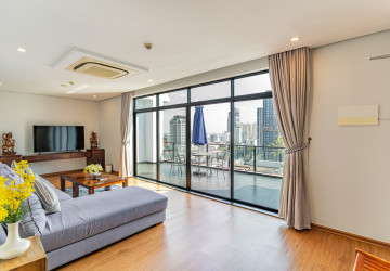 Duplex 4 Bedroom Serviced Penthouse For Rent - BKK1, Phnom Penh thumbnail