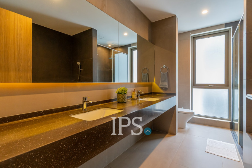 12th Floor 3 Bedroom Apartment For Sale - Embassy Residences, Tonle Bassac,  Phnom Penh