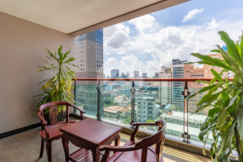 2 Bedroom Penthouse Serviced Apartment for Rent - BKK1, Phnom Penh